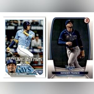Wander Franco ⚾ MLB Baseball Trading Cards Lot 🔥 Tampa Bay Rays